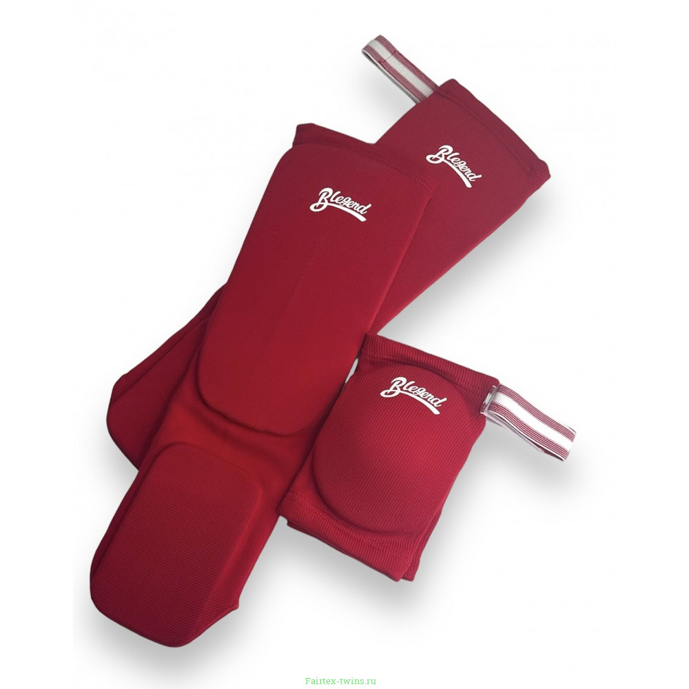 Мягкие щитки Blegend red/free size