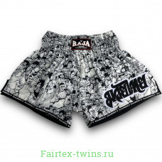 Шорты для бокса Raja white black n1 S