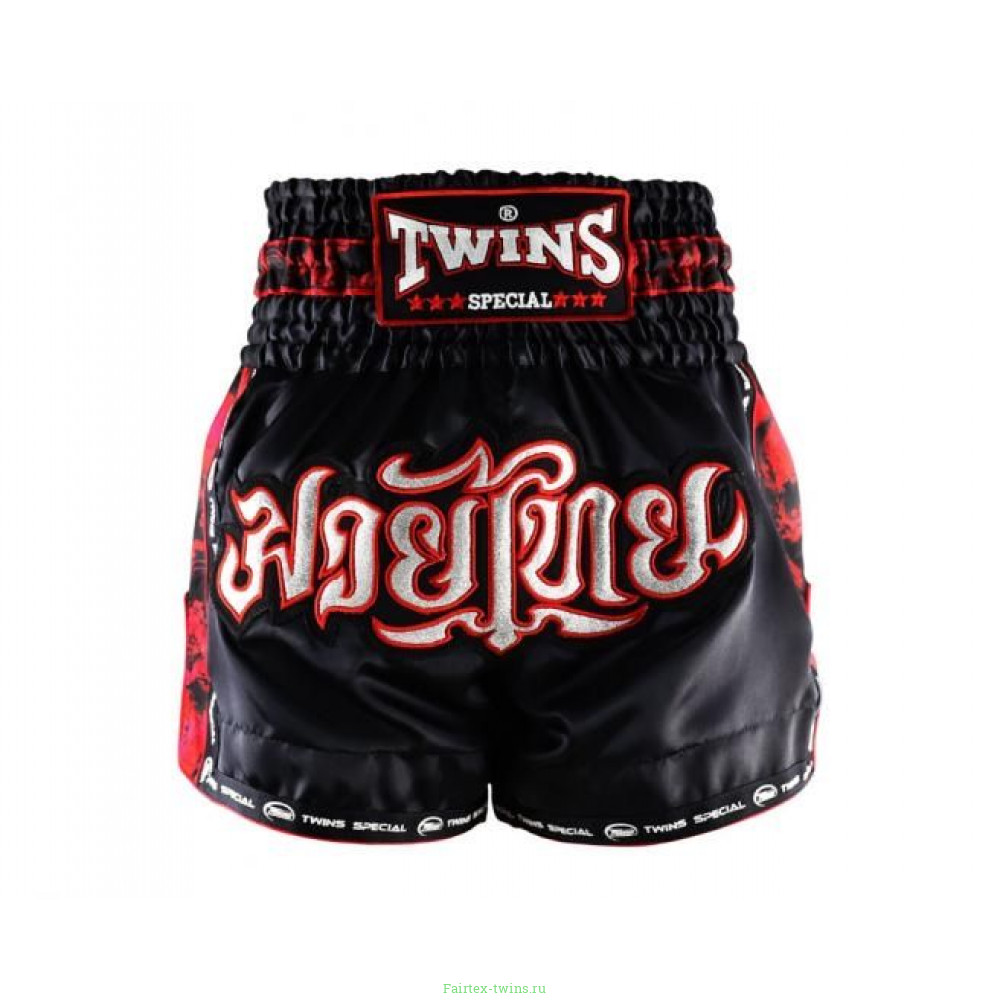 Шорты для бокса Twins Special TBS skull black S