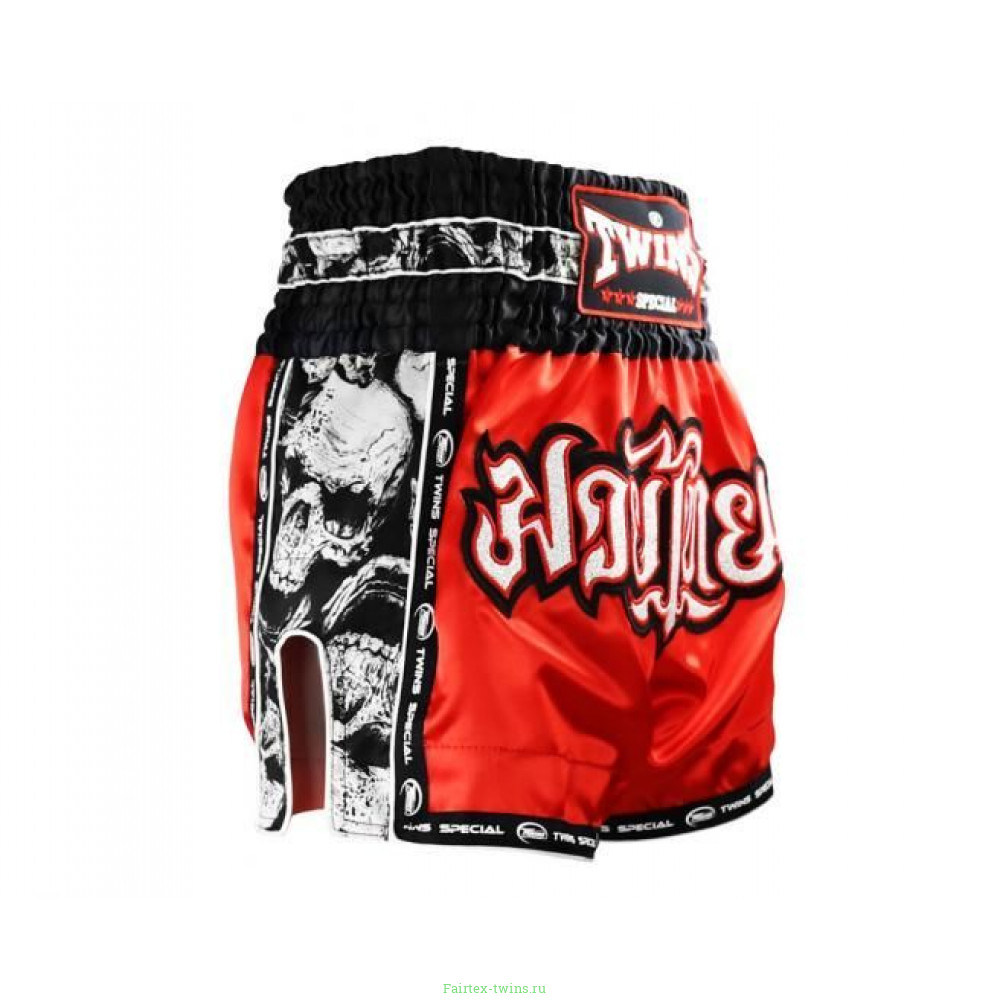 Шорты для бокса Twins Special TBS skull red M