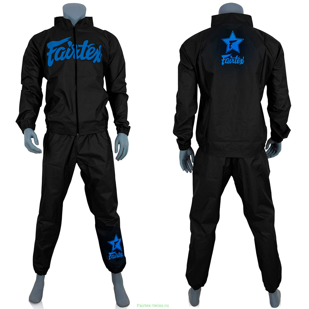 Костюм сауна Fairtex VS3 black blue M