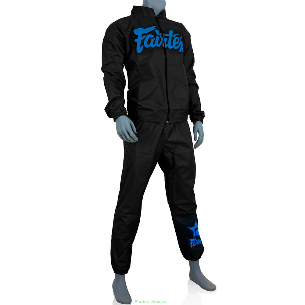 Костюм сауна Fairtex VS3 black blue S