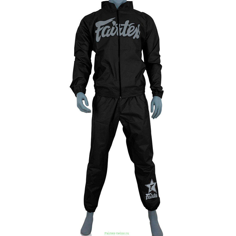 Костюм сауна Fairtex VS3 black gray L