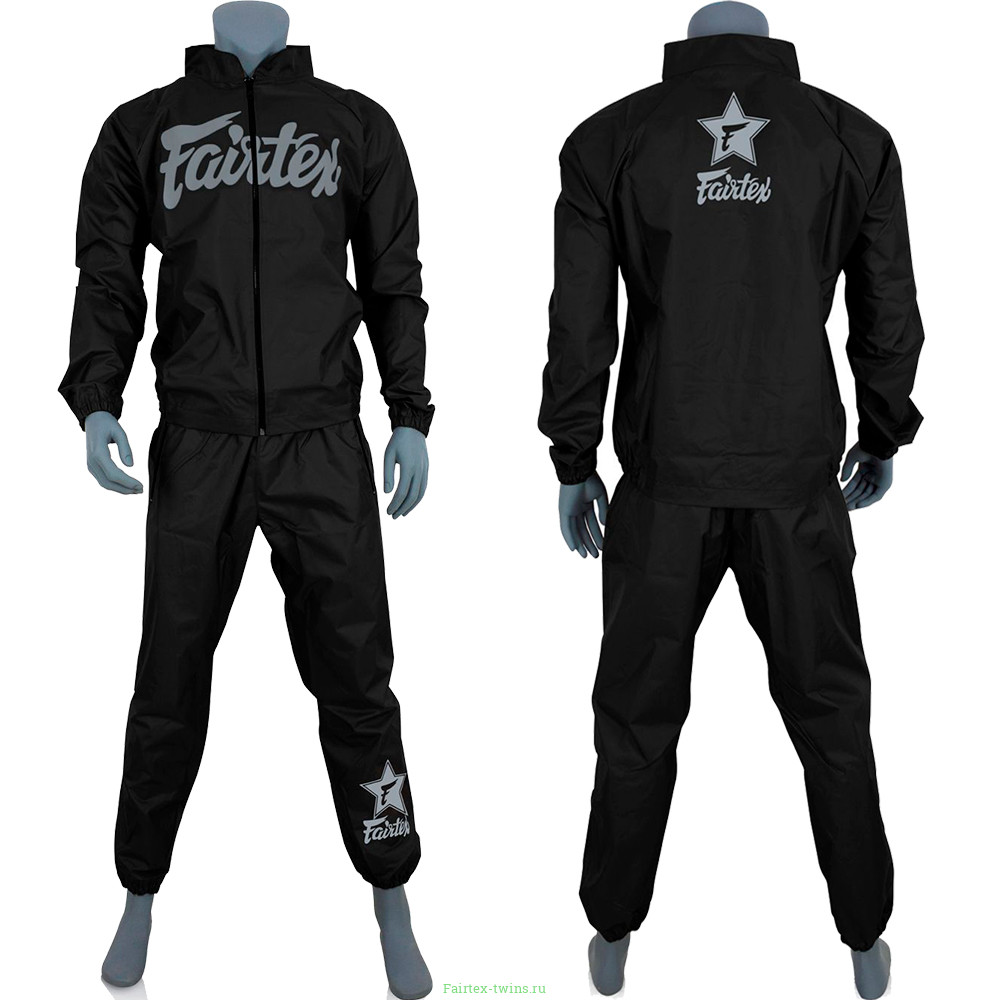 Костюм сауна Fairtex VS3 black gray XL