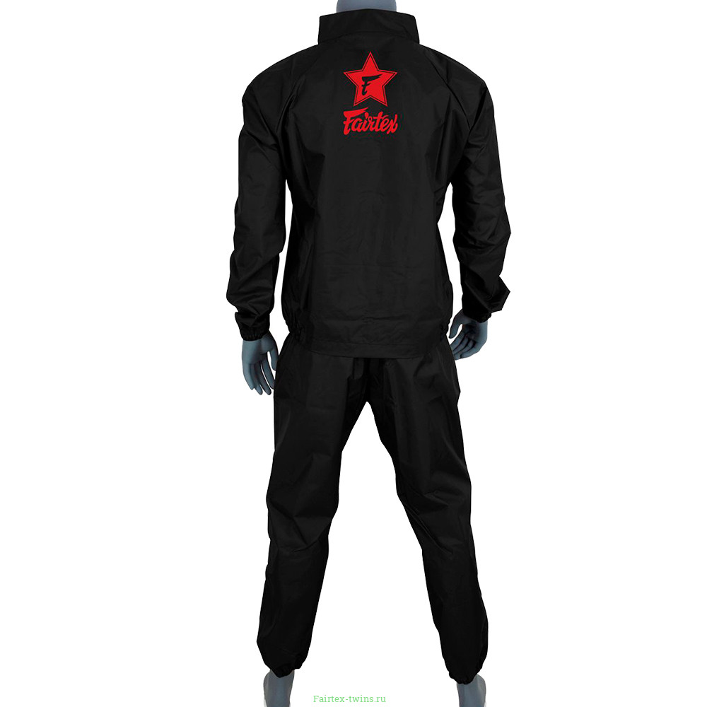 Костюм сауна Fairtex VS3 black red L