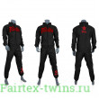Костюм сауна Fairtex VS3 black red L