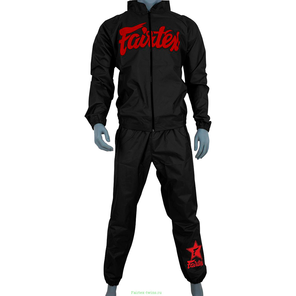Костюм сауна Fairtex VS3 black red M