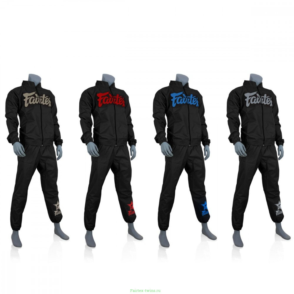 Костюм сауна Fairtex VS3 black red S