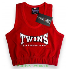 Женский Топ для тайского бокса Twins Special TSB-3 red S