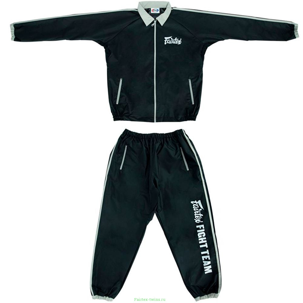 Костюм сауна Fairtex VS4 black gray S