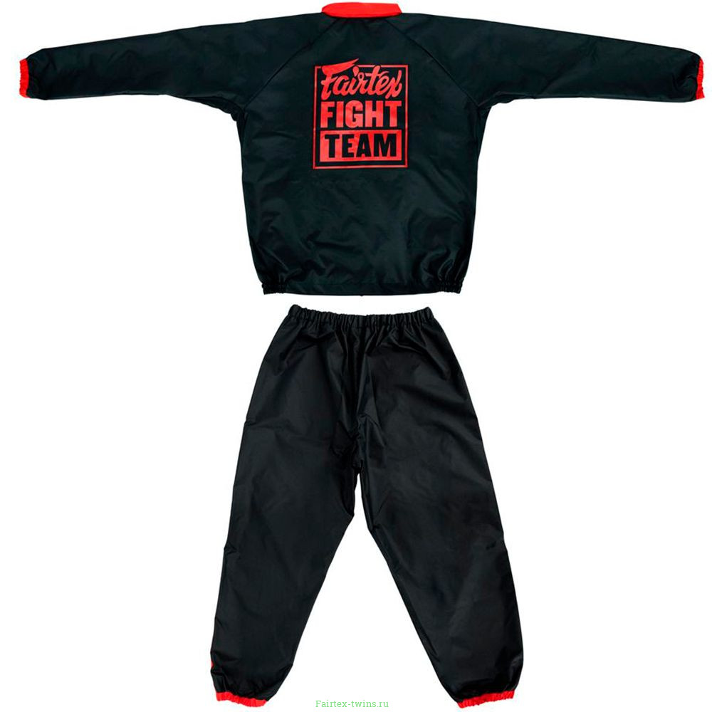 Костюм сауна Fairtex VS4 black red L