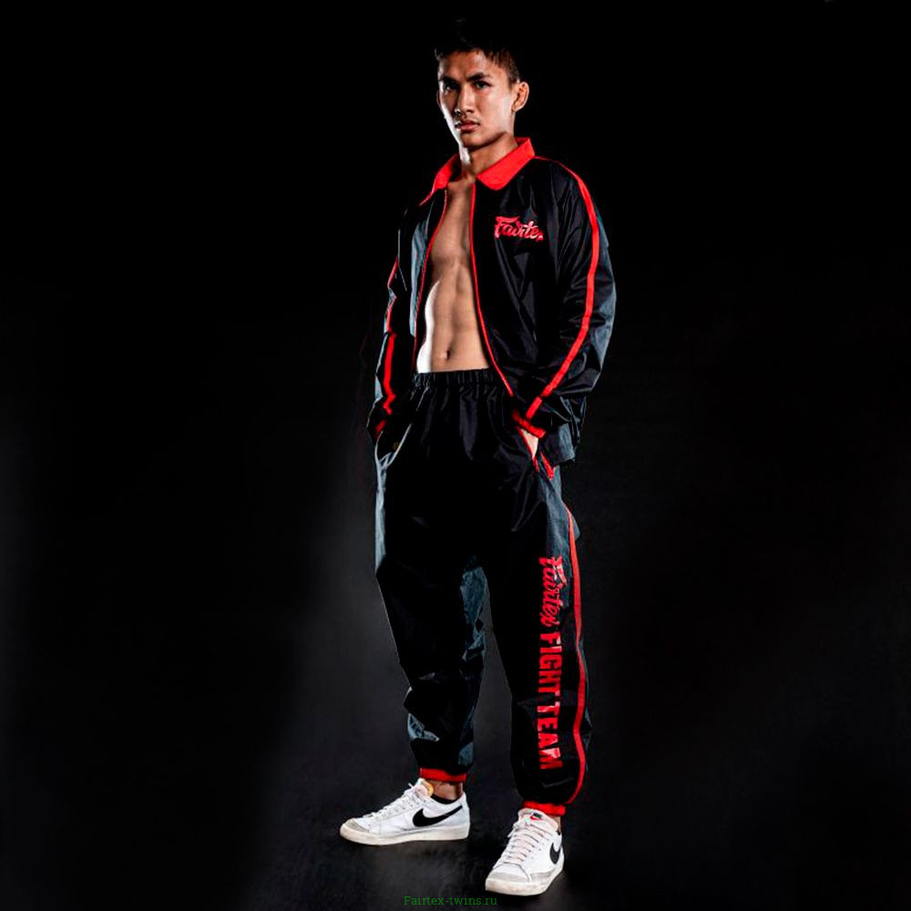 Костюм сауна Fairtex VS4 black red M