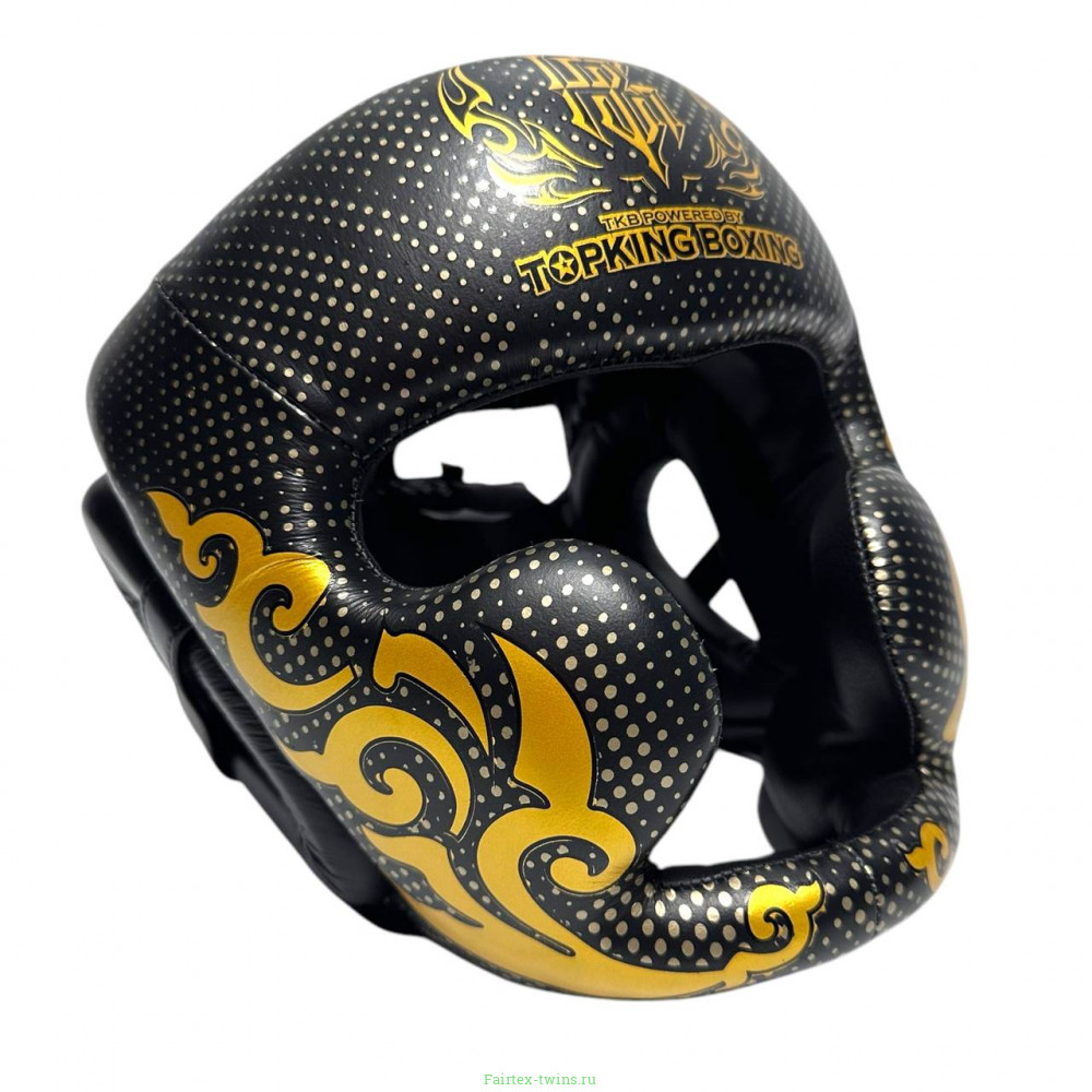 Боксерский шлем Top King Kanok black M