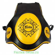 Защитный жилет тренера из Таиланда Fairtex TV2 black yellow