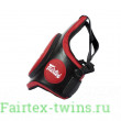 Защитный жилет тренера из Таиланда Fairtex TV2 red black