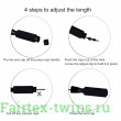 Скакалка Fairtex ROPE 3 red