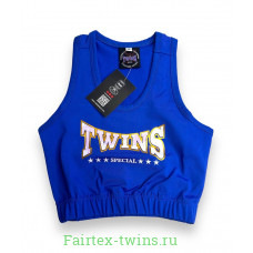Женский Топ для тайского бокса Twins Special TSB-3 blue M