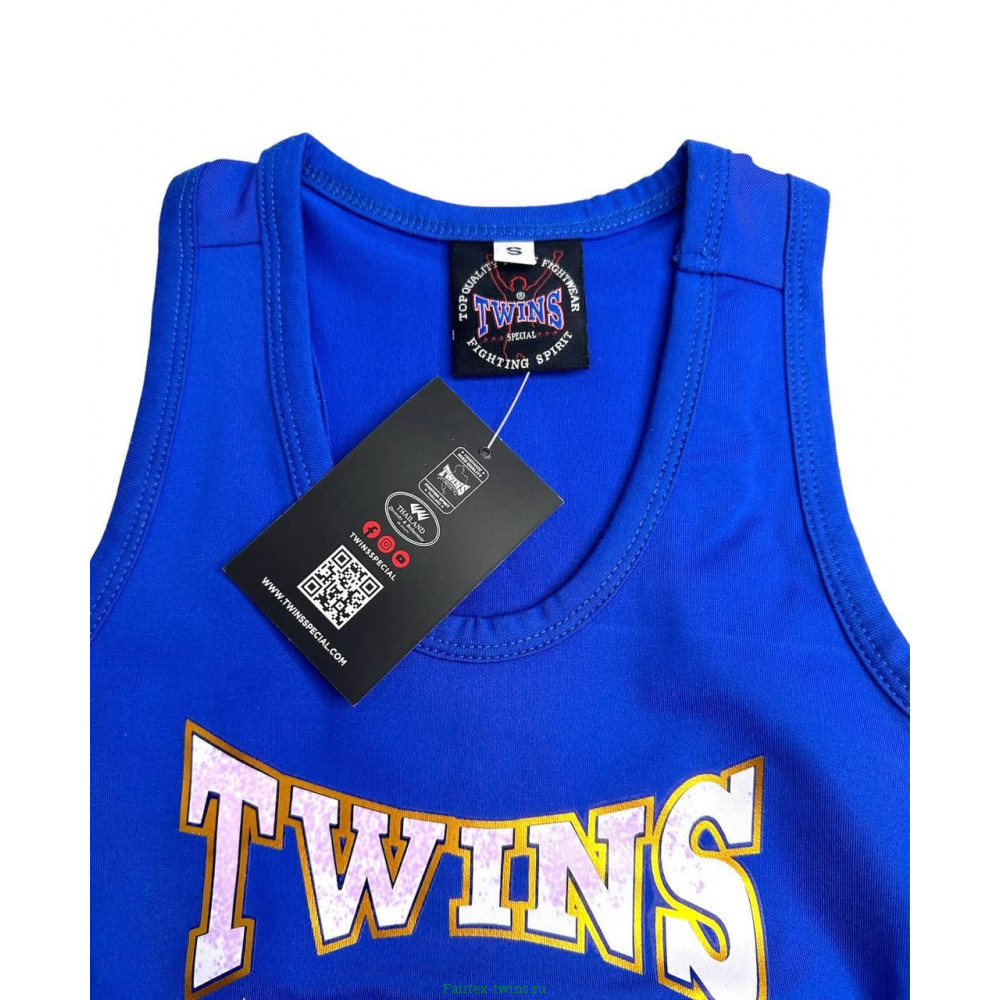 Женский Топ для тайского бокса Twins Special TSB-3 blue S