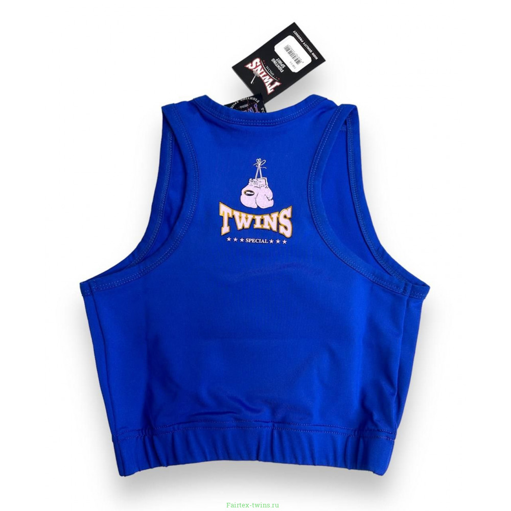 Женский Топ для тайского бокса Twins Special TSB-3 blue XL