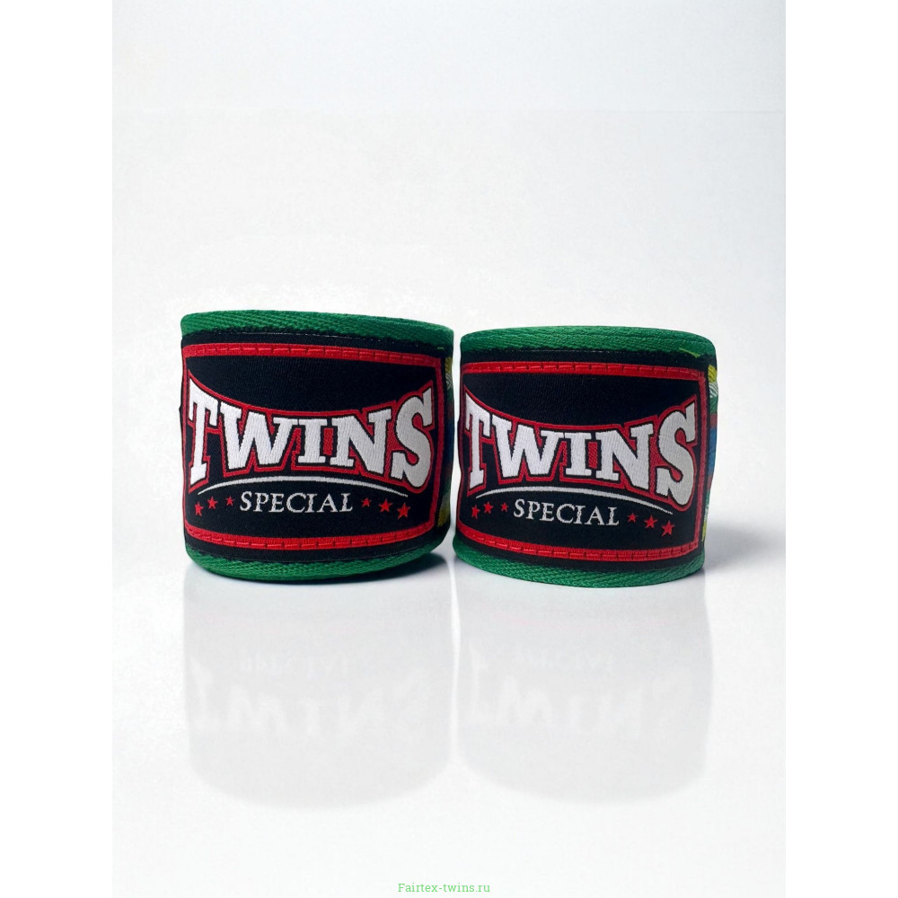 Бинты боксерские Twins CH2 green