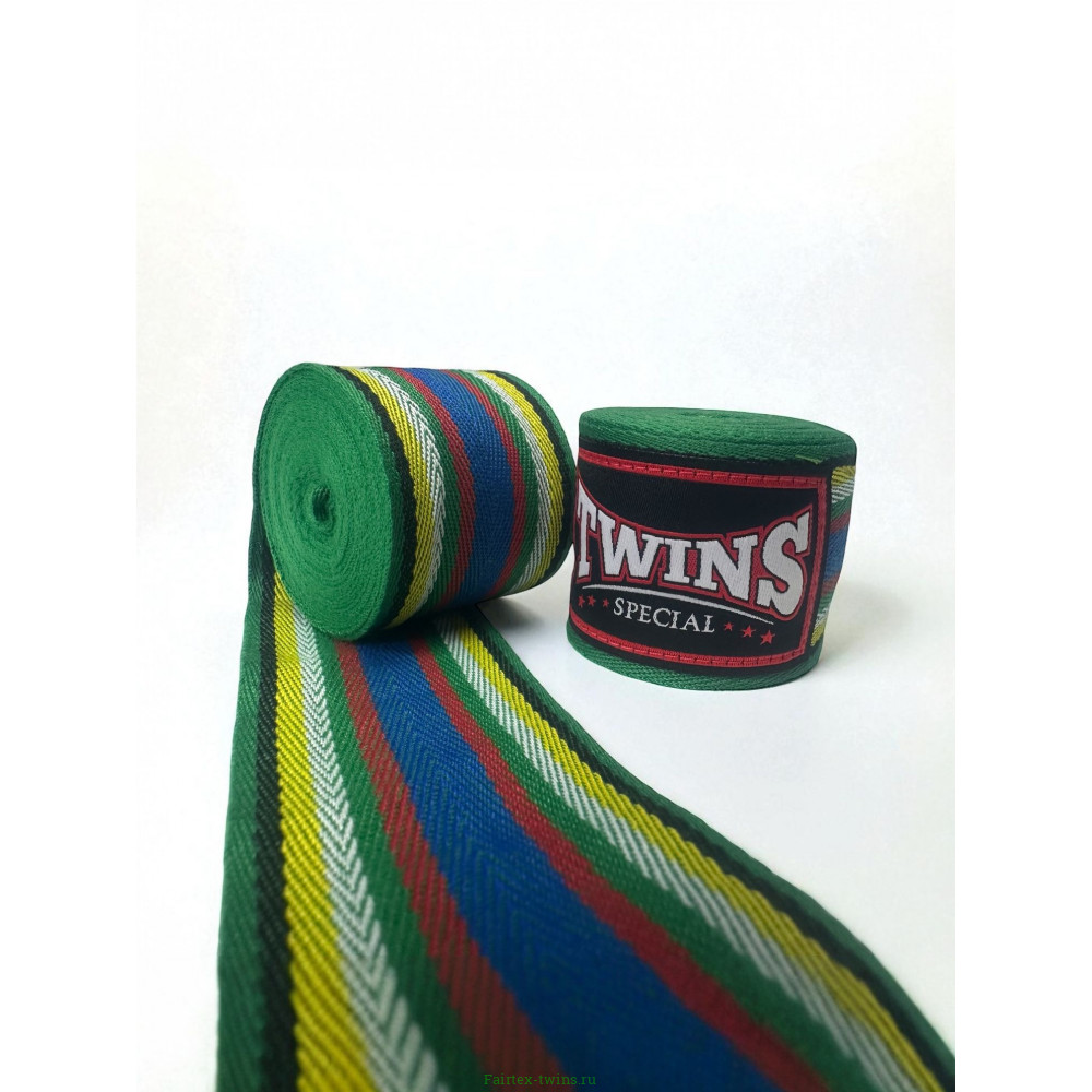 Бинты боксерские Twins CH2 green