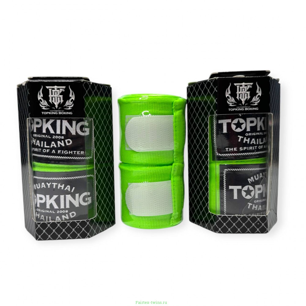 Боксёрские бинты Top King TKHWR-01 green