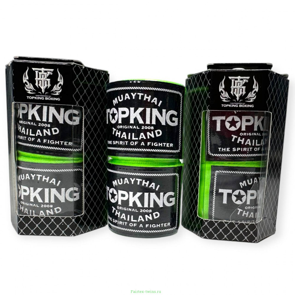 Боксёрские бинты Top King TKHWR-01 green