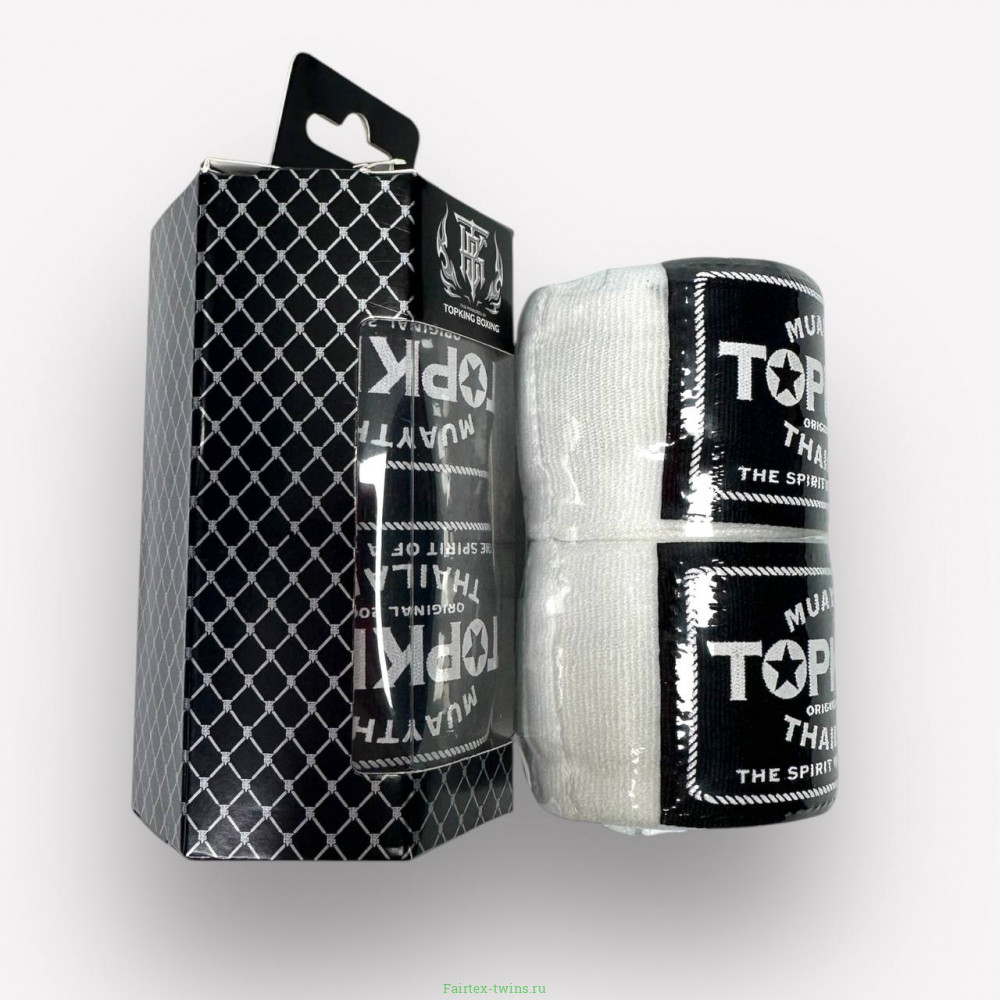 Боксёрские бинты Top King TKHWR-01 white