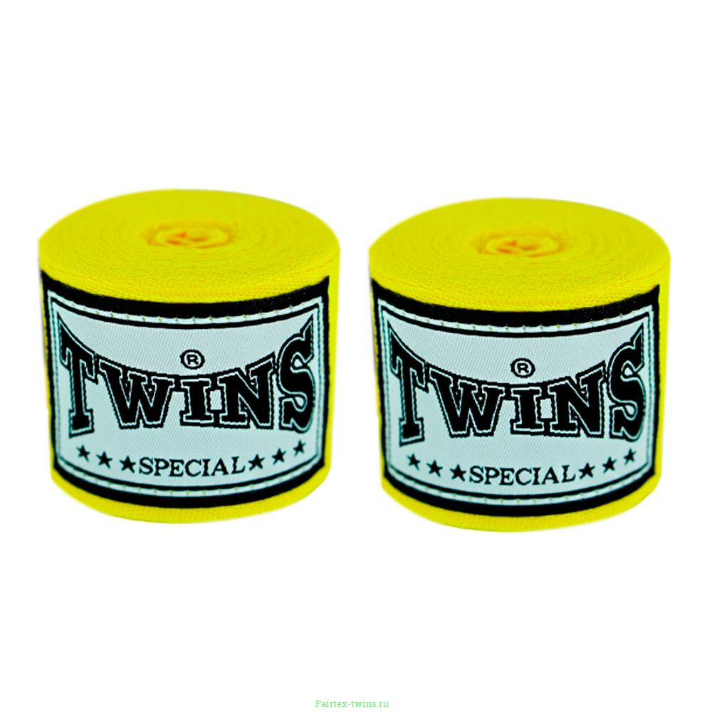 Боксёрские бинты Twins Special CH5 yellow