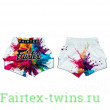 Шорты для бокса Fairtex BS1939 Funcy Soul white - XL
