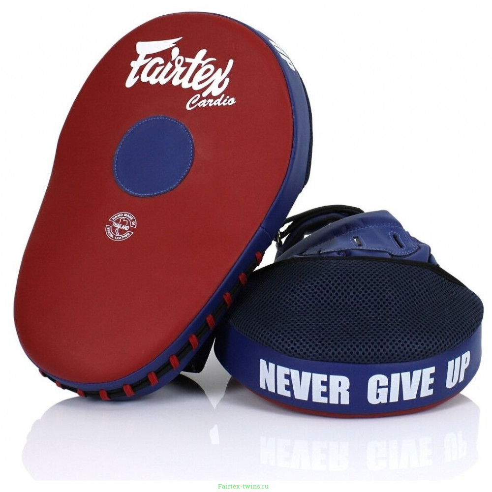 Лапы боксерские Fairtex FMV13 black red