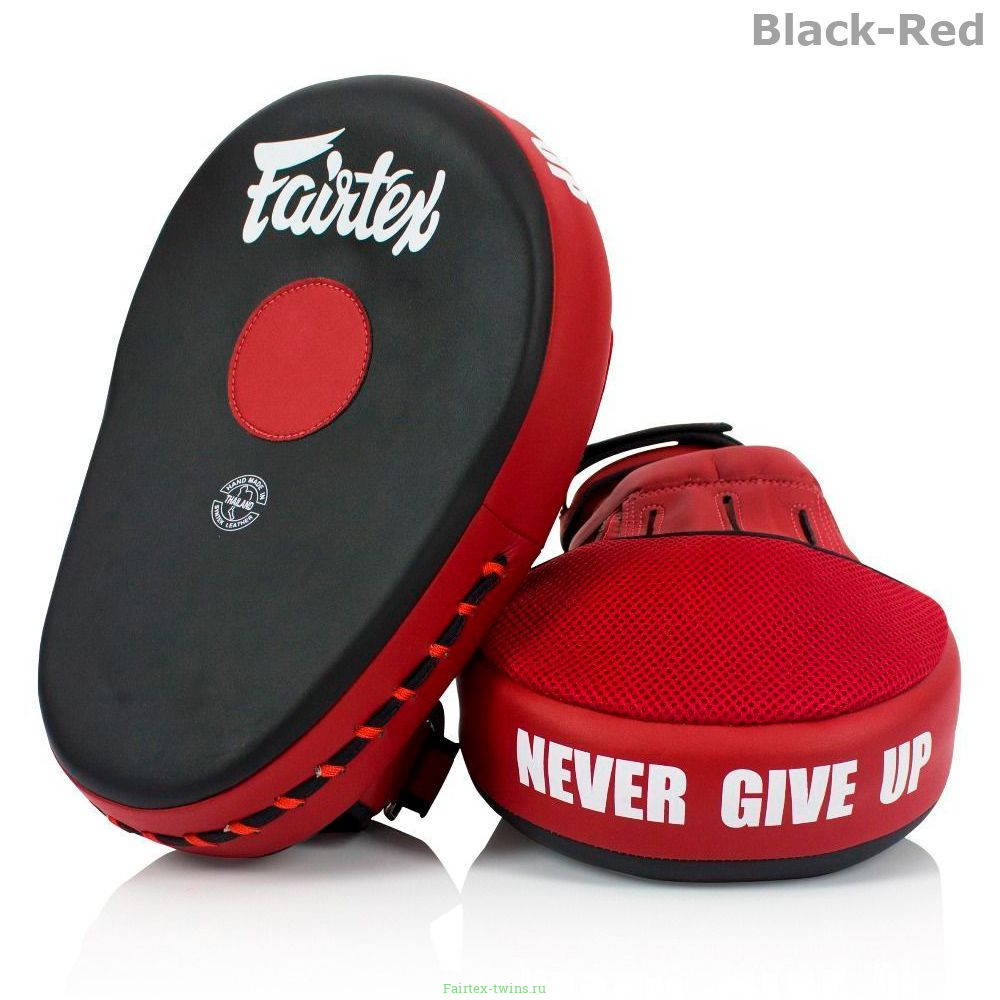 Лапы боксерские Fairtex FMV13 black red