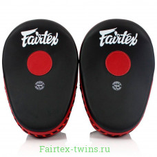 Лапы боксерские Fairtex FMV13 black red