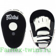Лапы боксерские Fairtex FMV13 black white