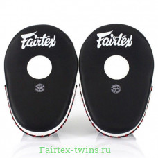 Лапы боксерские Fairtex FMV13 black white