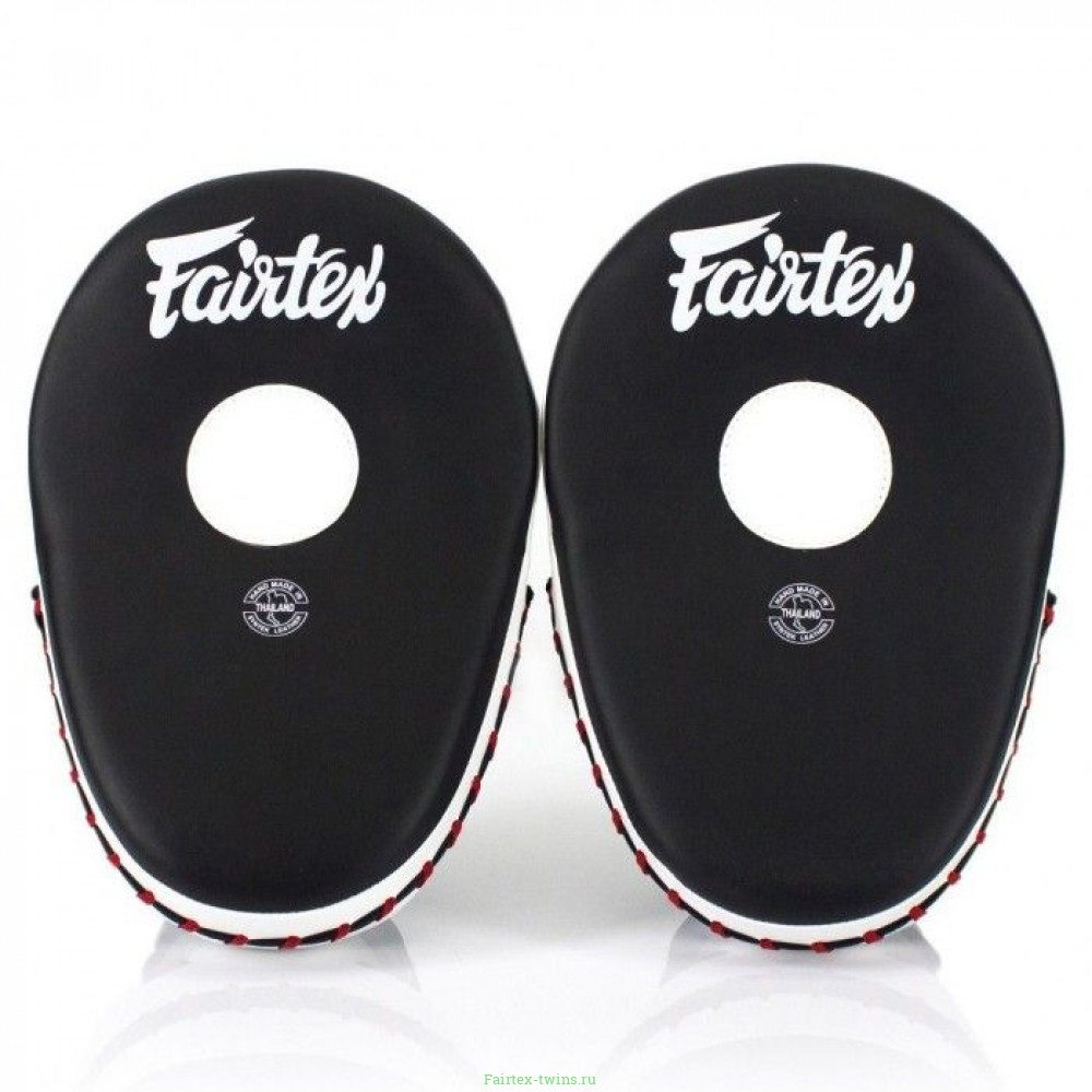 Лапы боксерские Fairtex FMV13 black white