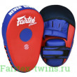 Лапы боксерские Fairtex FMV13 red blue