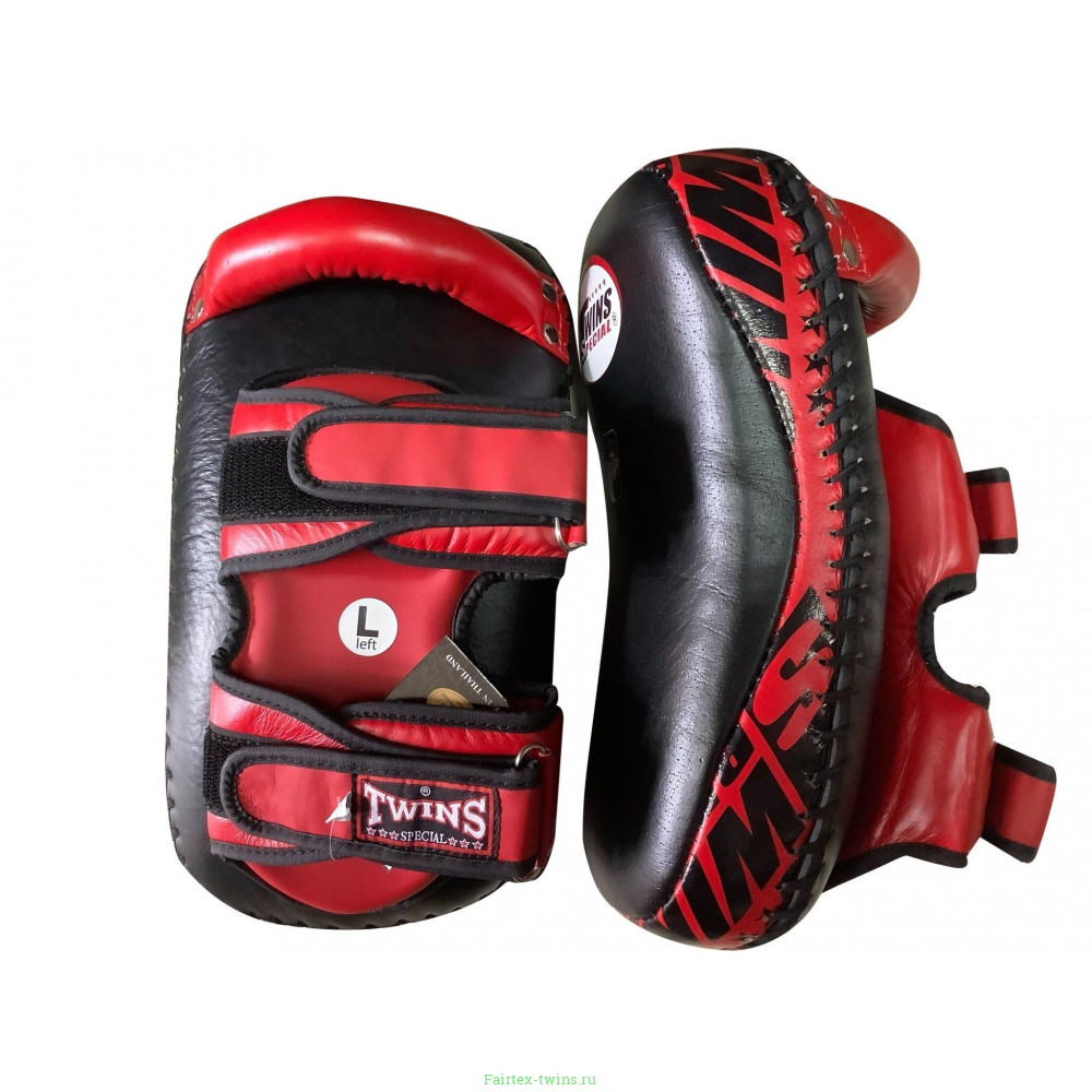 Пэды Twins Special KPL 12 черные-красные - L