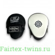 Средние боксёрские лапы Top King TKFMS white black