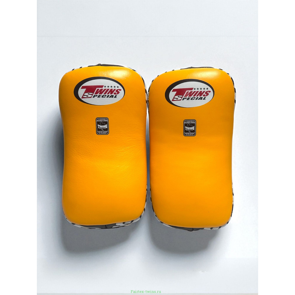 Тайские пэды Twins Special KPL12 желтый - M