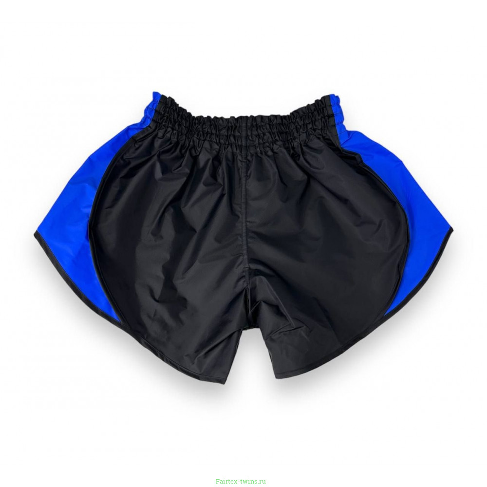 Шорты для бокса Blegend Powerhous black blue - 2XL