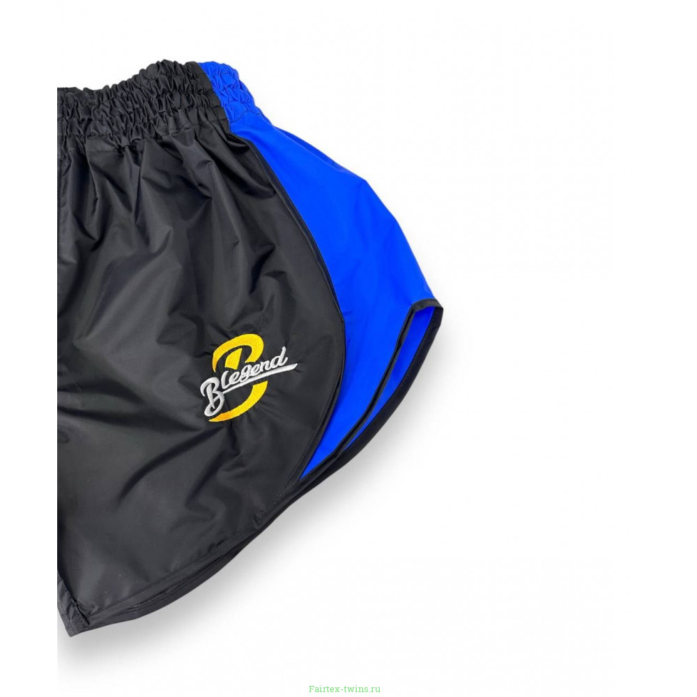 Шорты для бокса Blegend Powerhous black blue - L