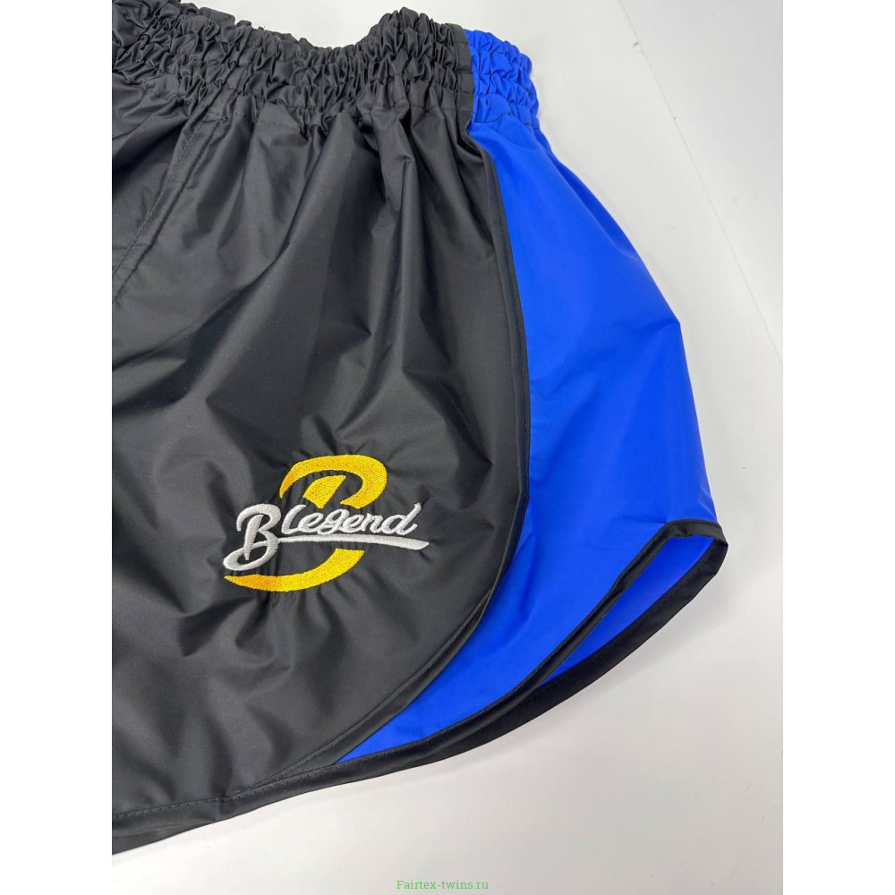 Шорты для бокса Blegend Powerhous black blue - XL