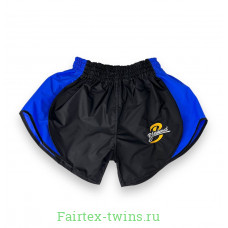 Шорты для бокса Blegend Powerhous black blue - XL