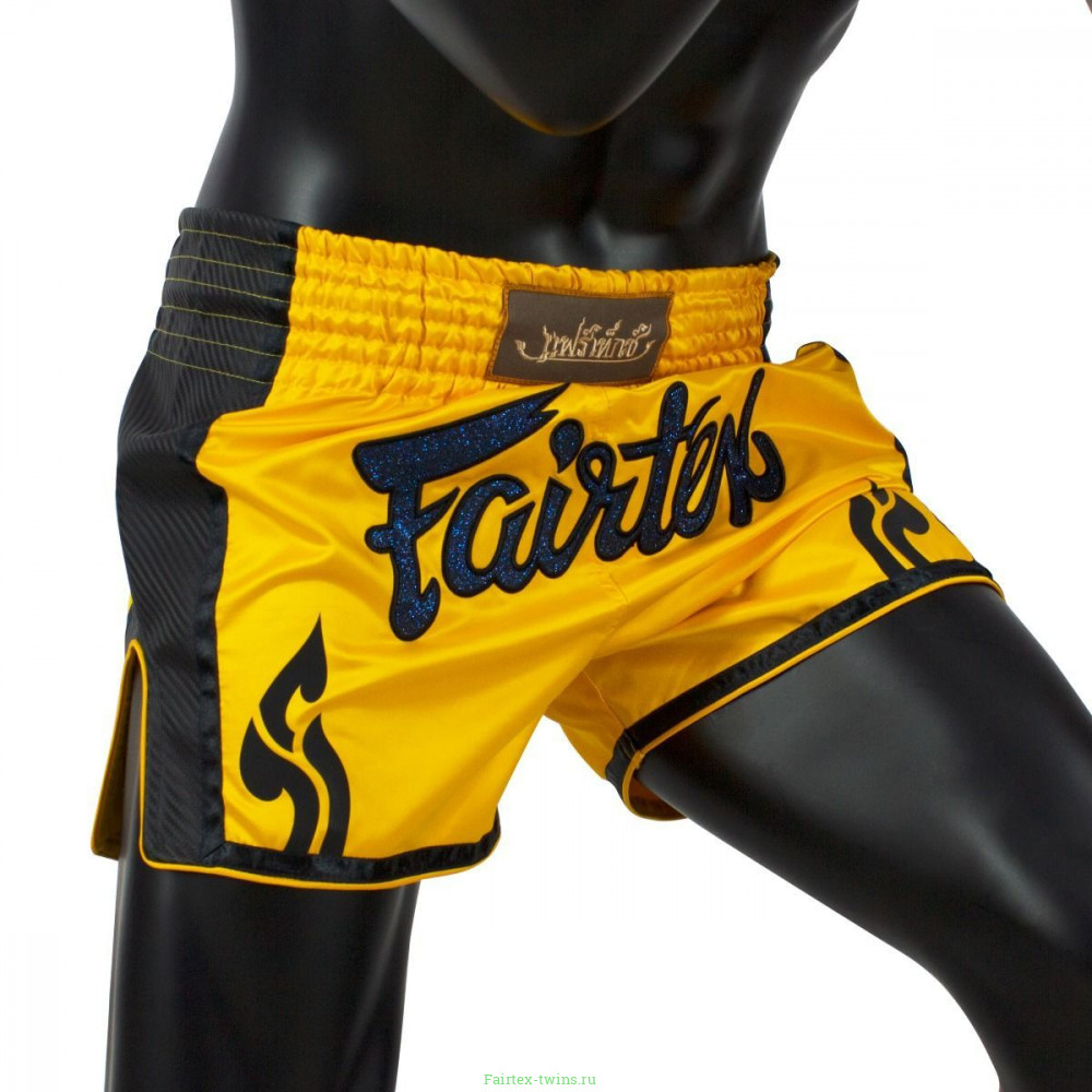 Шорты для бокса Fairtex BS1701 (желтый) XL