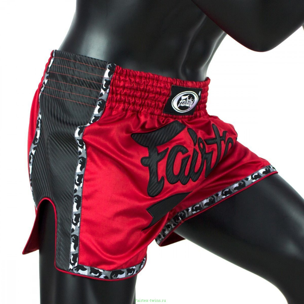 Шорты для бокса Fairtex BS1703 (красный-черный) XL