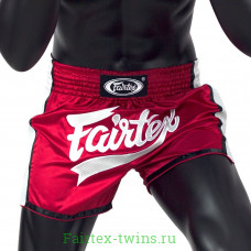 Шорты для бокса Fairtex BS1704 (красный-белый) M