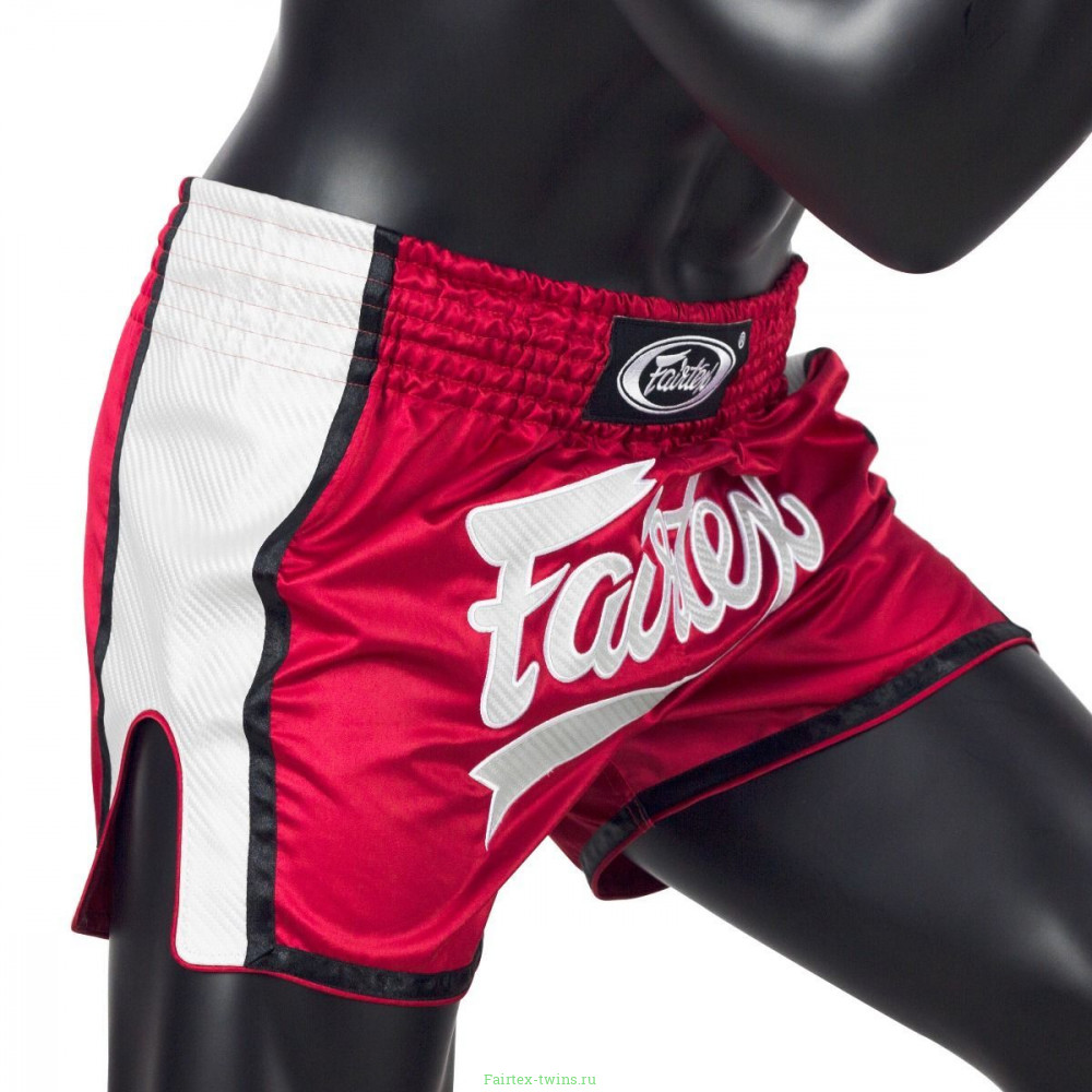 Шорты для бокса Fairtex BS1704 (красный-белый) S
