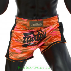 Шорты для бокса Fairtex BS1711 (камуфляж-оранжевый) S