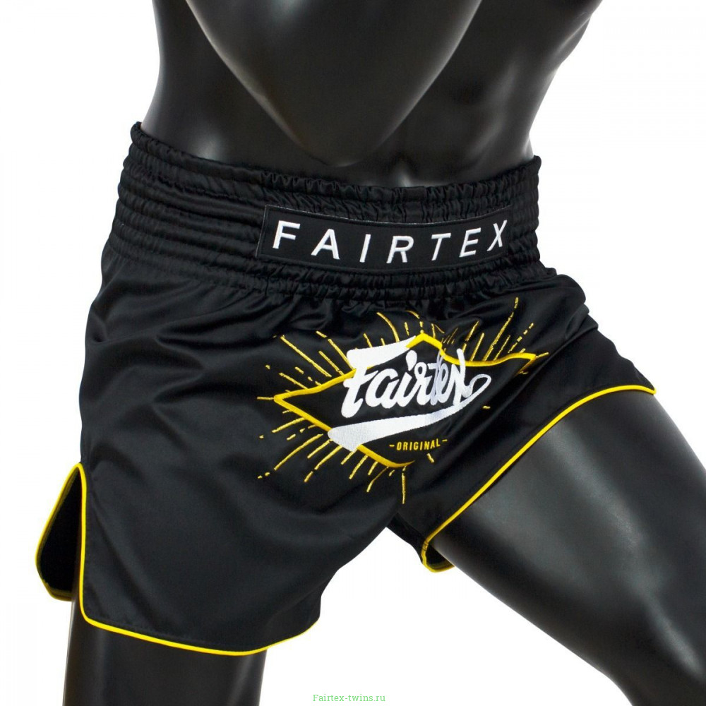 Шорты для бокса Fairtex BS1903 (черный-золотой) XL